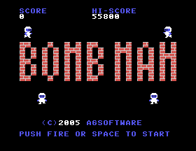 Bomb Man Title Screen